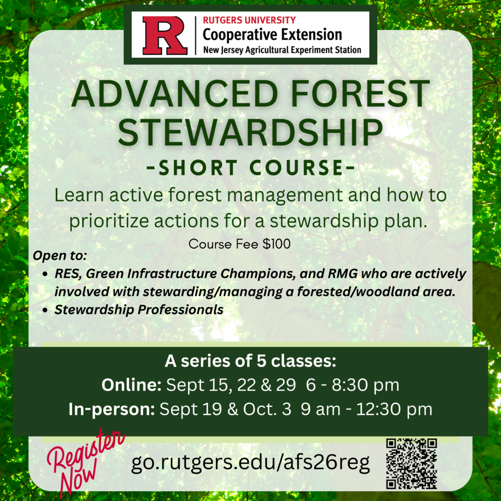 Advanced Forest Stewardship Class announcement